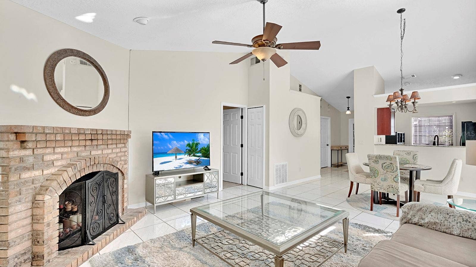 living and dining room