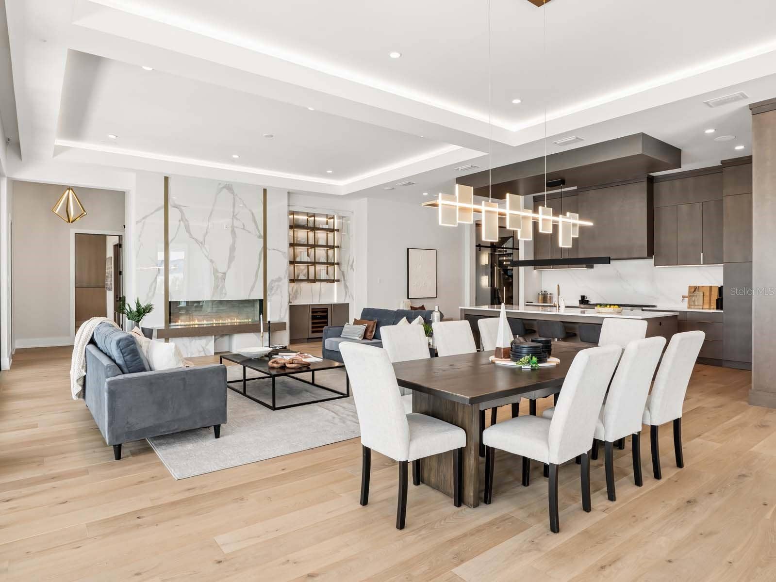 Dining Room & Living Room