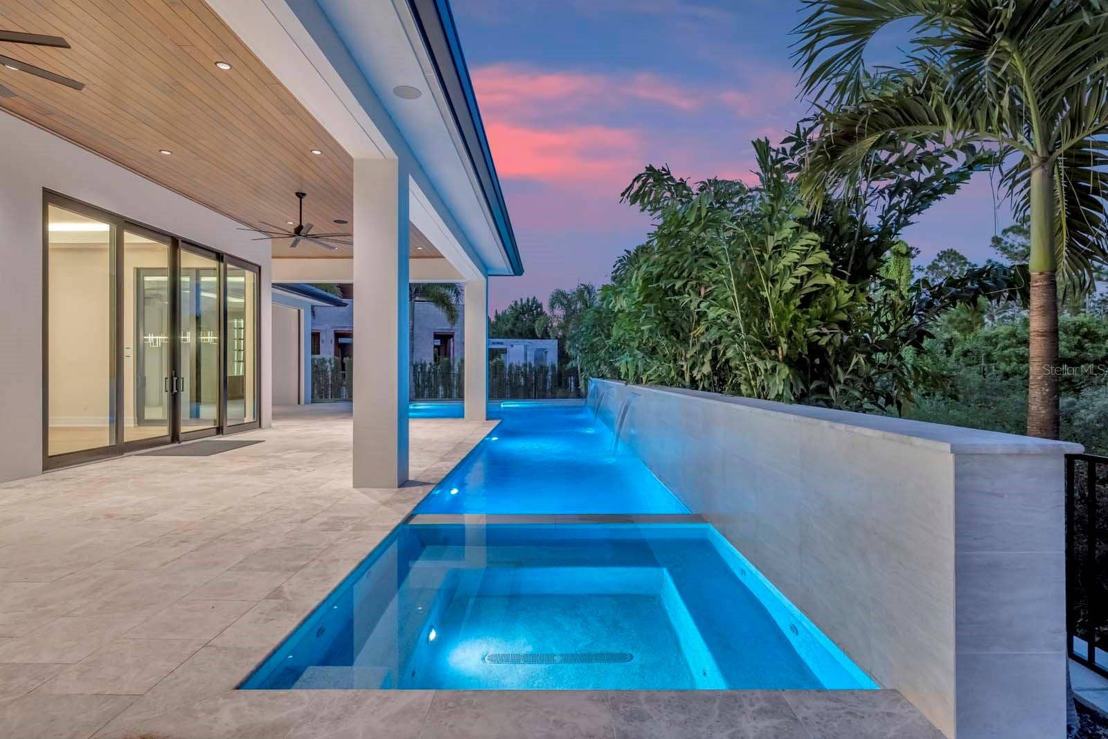 Pool & Patio Twilight