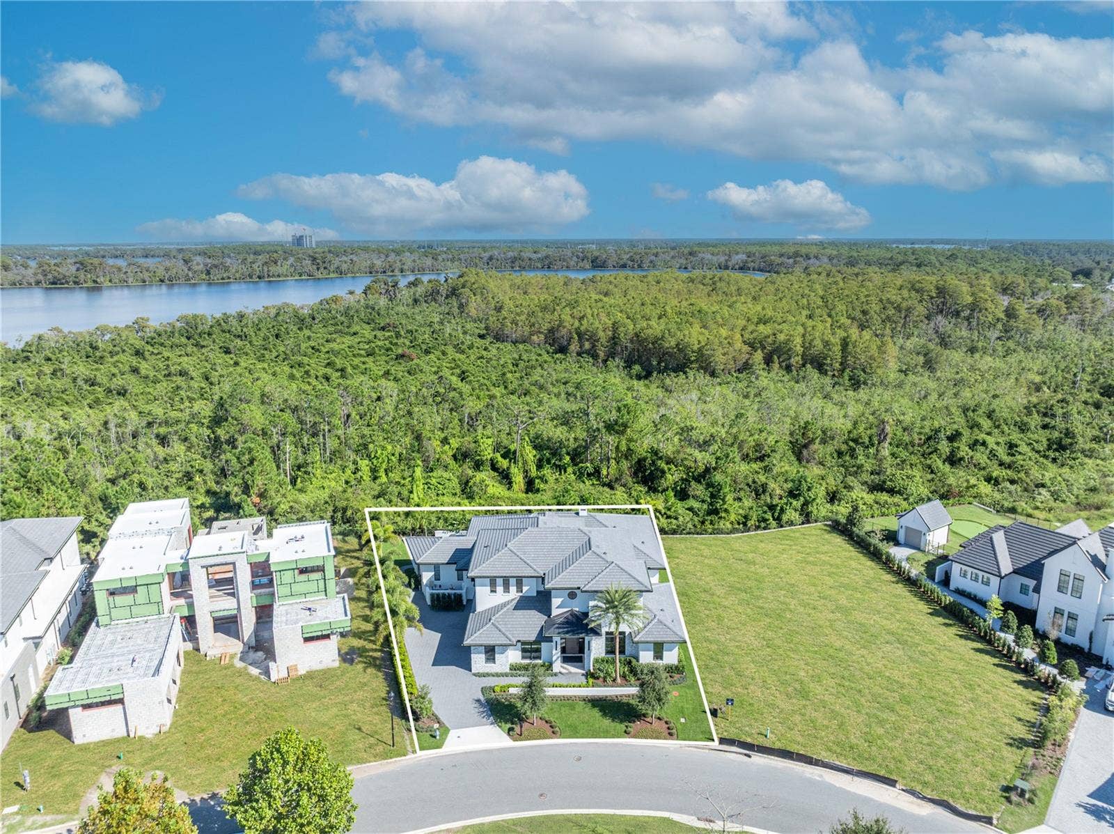 Front Aerial & Conservation