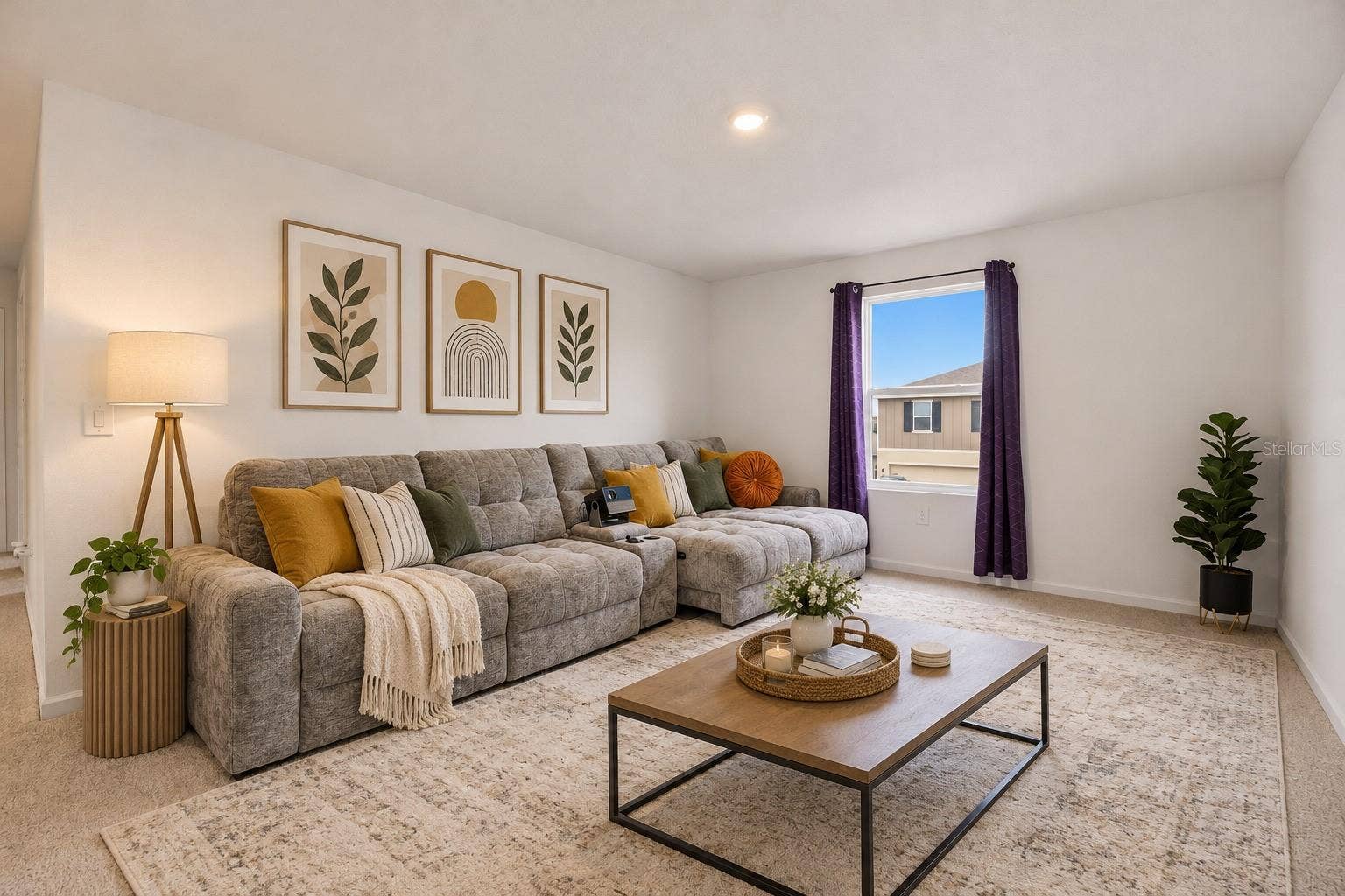 Family Room (A) / Virtual Staging