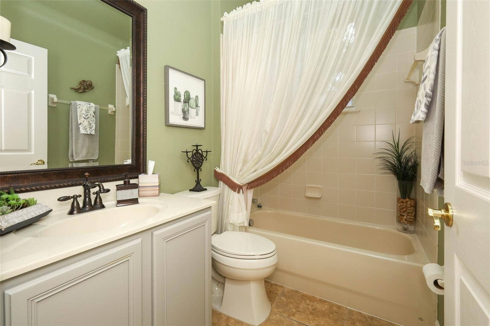 Guest bathroom at front of home