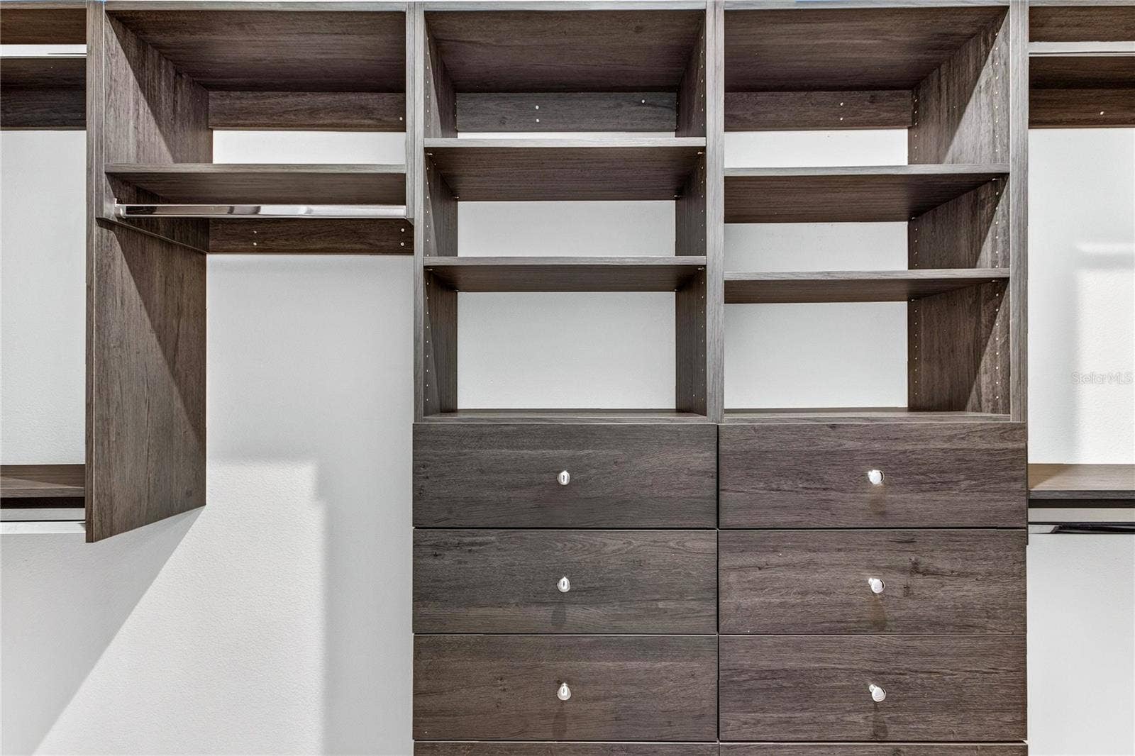 upgraded closet storage