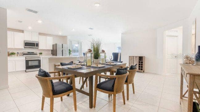 Model home - actual features may vary.