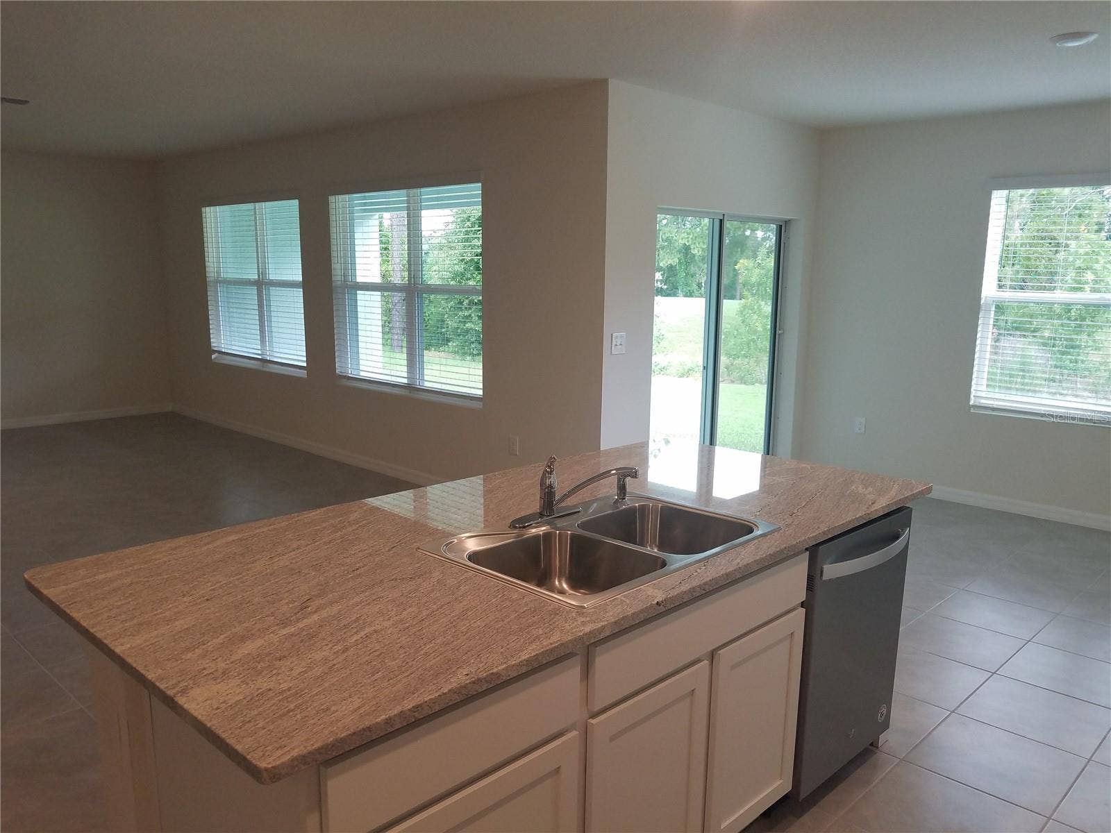 View Of Kitchen Counter And Dining Area