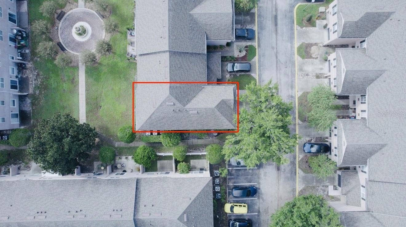 unit backs to courtyard area