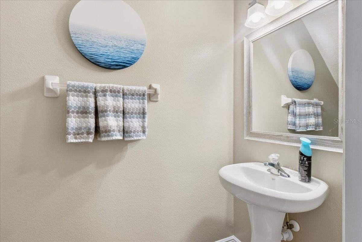 main floor half bath