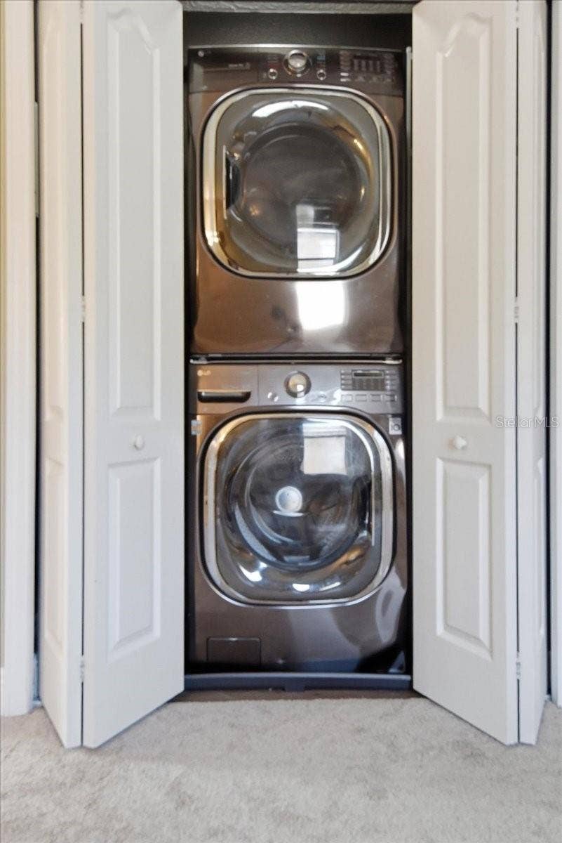 laundry off of the loft