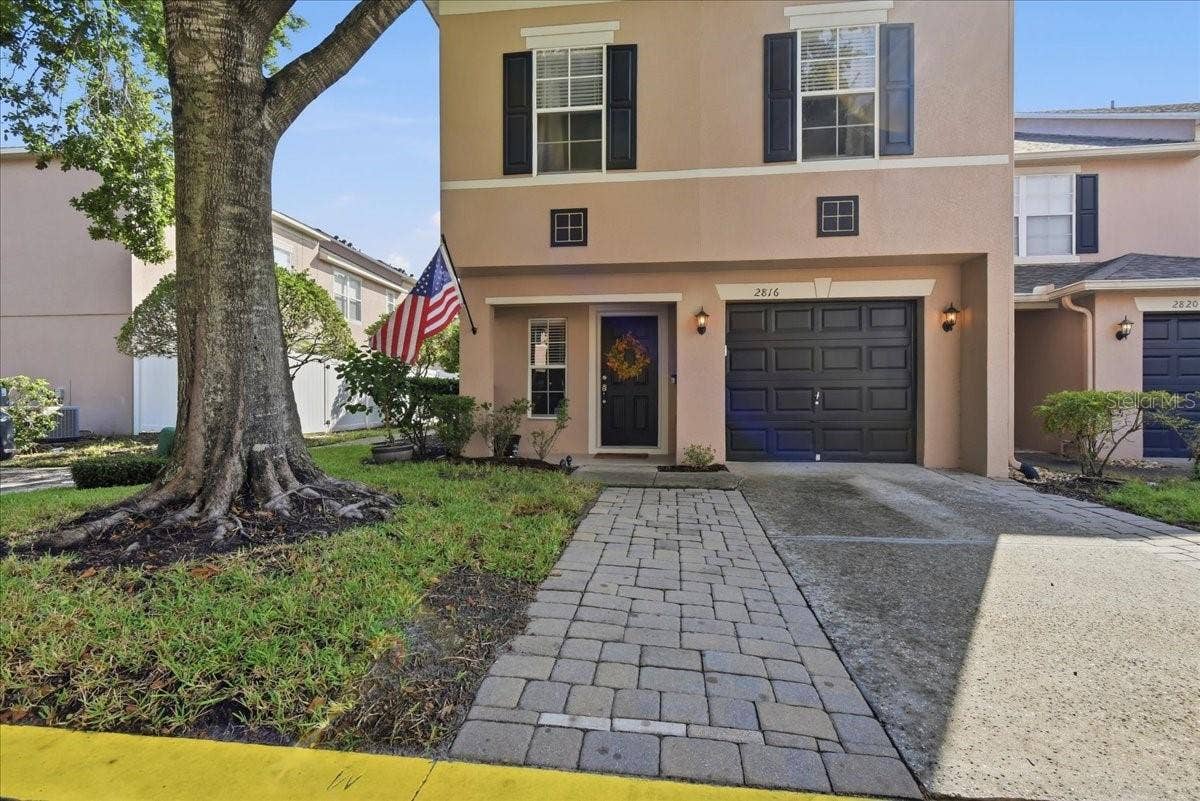 End Unit with extended driveway