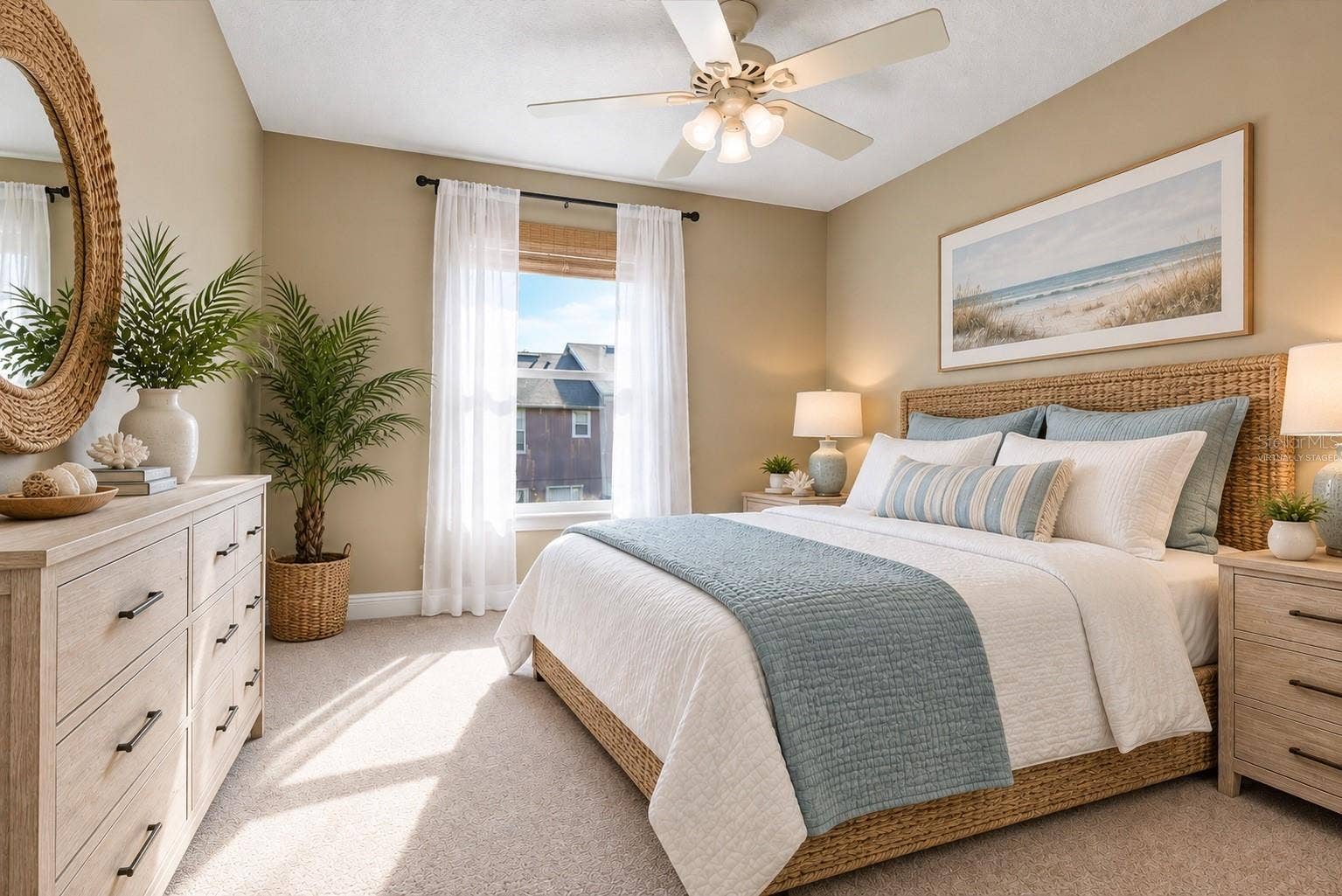 virtually staged - Bedroom #3
