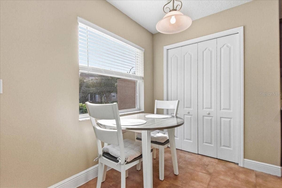 eating space in kitchen
