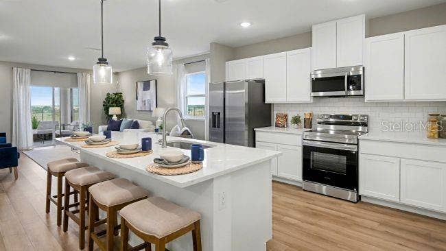 Model home - actual features may vary.