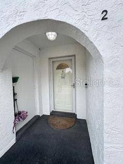 front door and outside storage