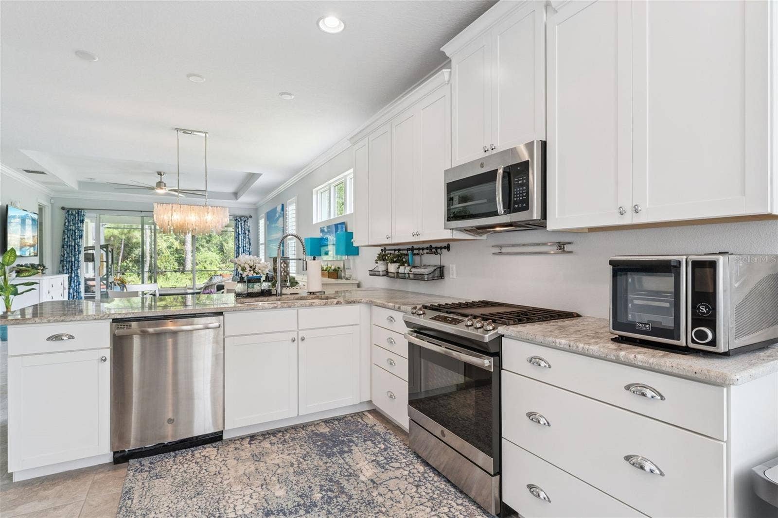 1305 HAYTON AVE., Deland, FL 32724 View from the Kitchen looking towards the Dining & Great Room areas