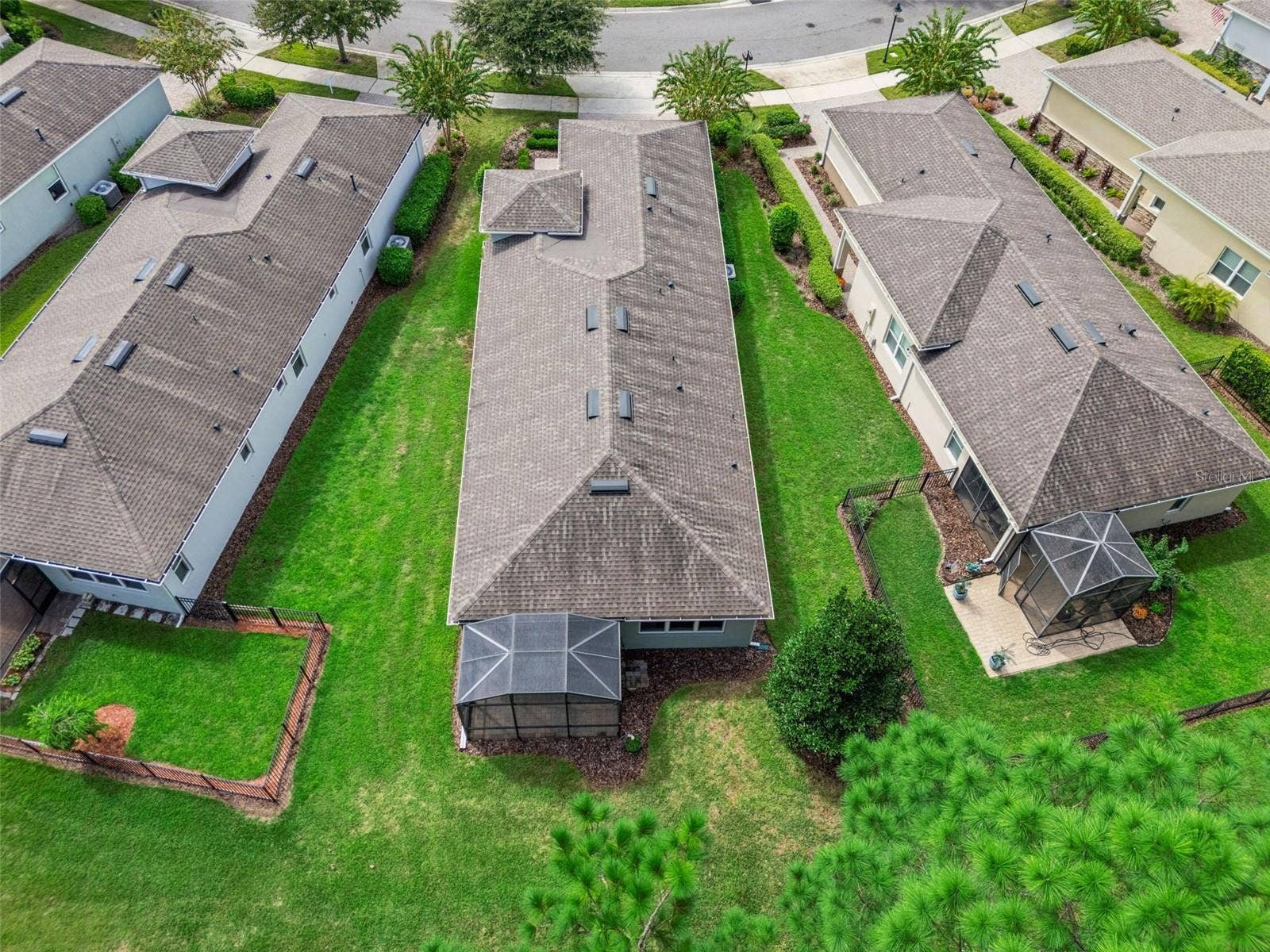 1305 HAYTON AVE., Deland, FL 32724 Aerial view from behind the Home