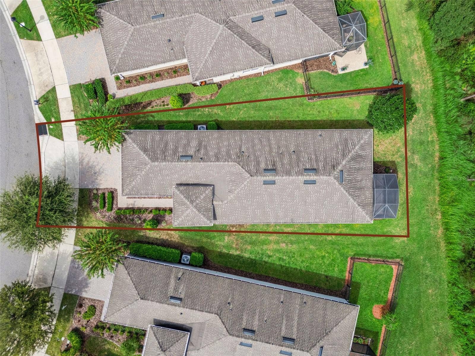 1305 HAYTON AVE., Deland, FL 32724 Aerial view from above the Home