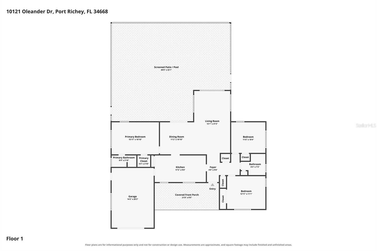 10121 OLEANDER DRIVE, Port Richey, FL 34668