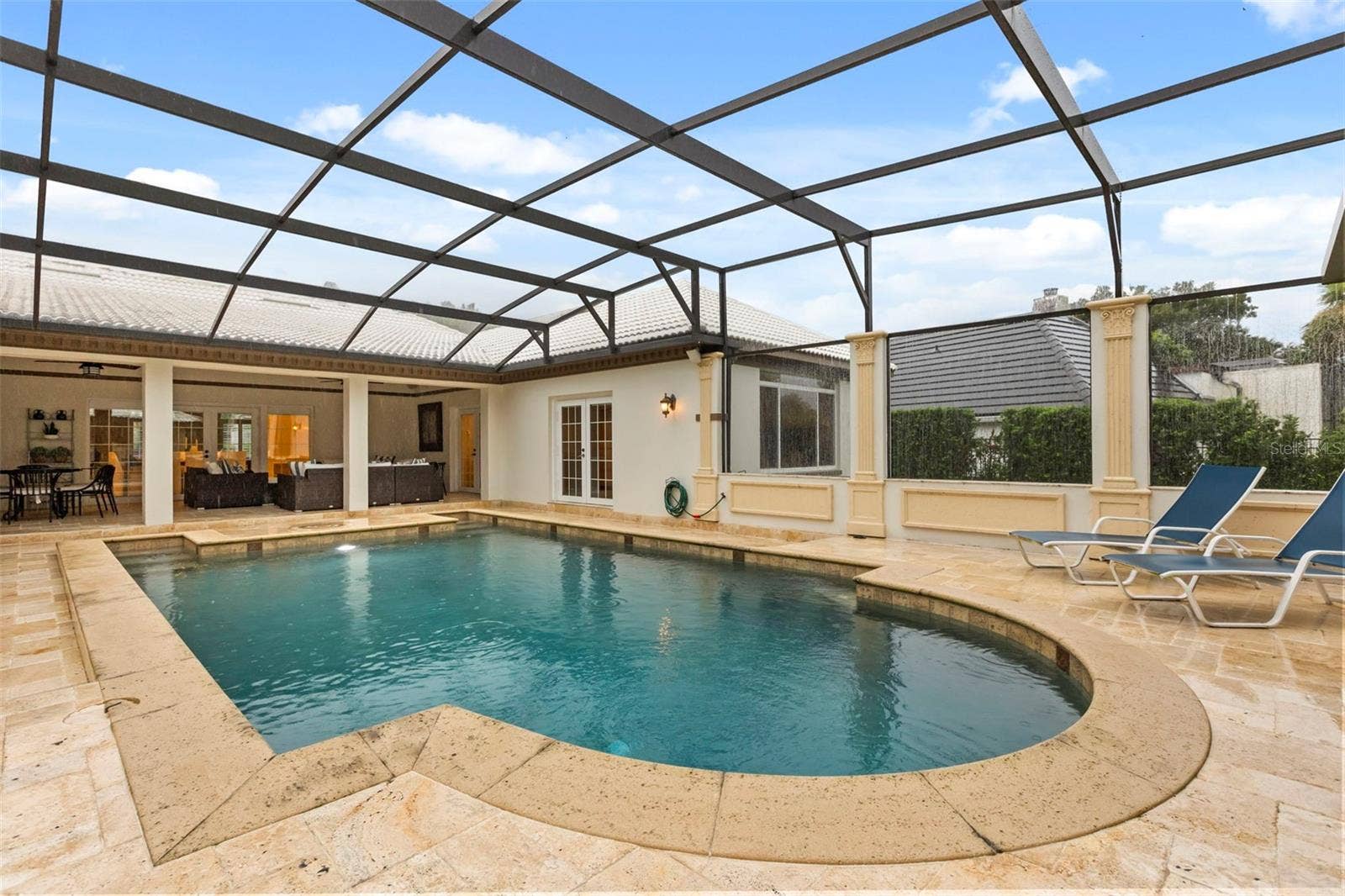 Screened Courtyard Pool