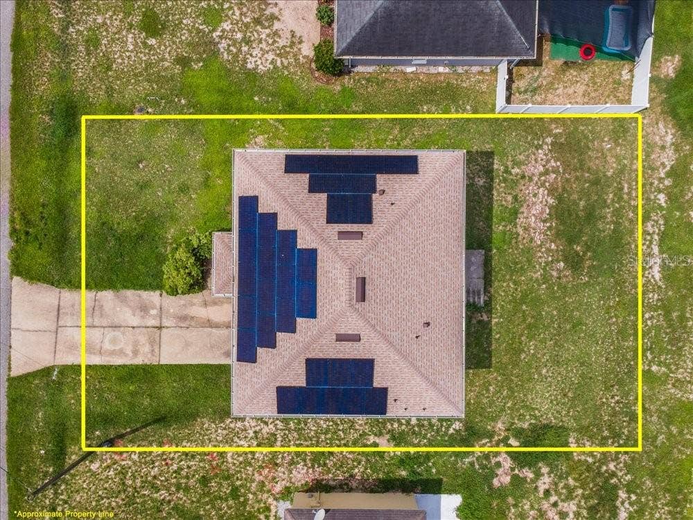 436 PEACE COURT, Poinciana, FL 34759 Solar Panel View