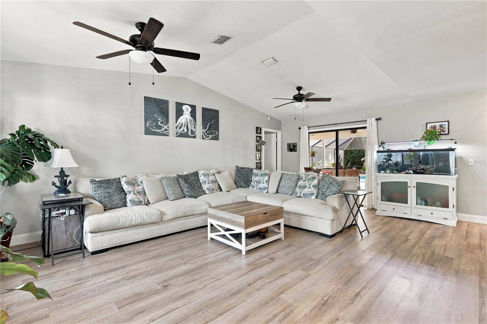 View From Front Door into Living Room