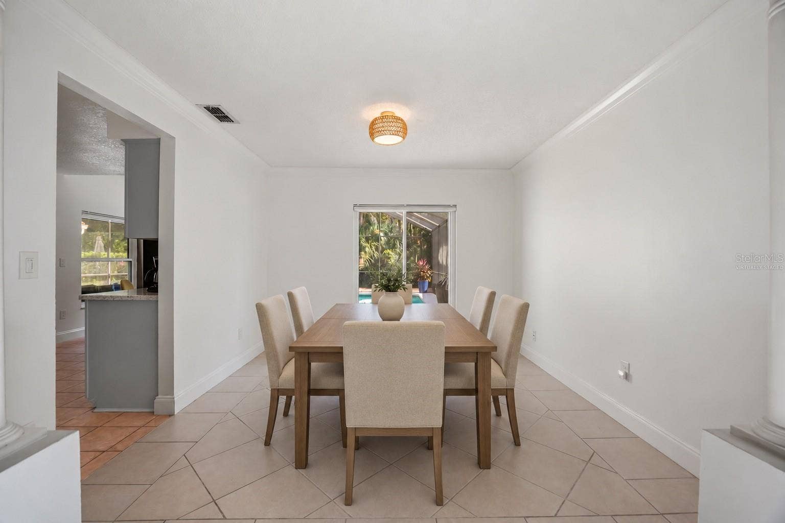 1314 AUGUSTA NATIONAL BOULEVARD, Winter Springs, FL 32708 Virtually staged dining room