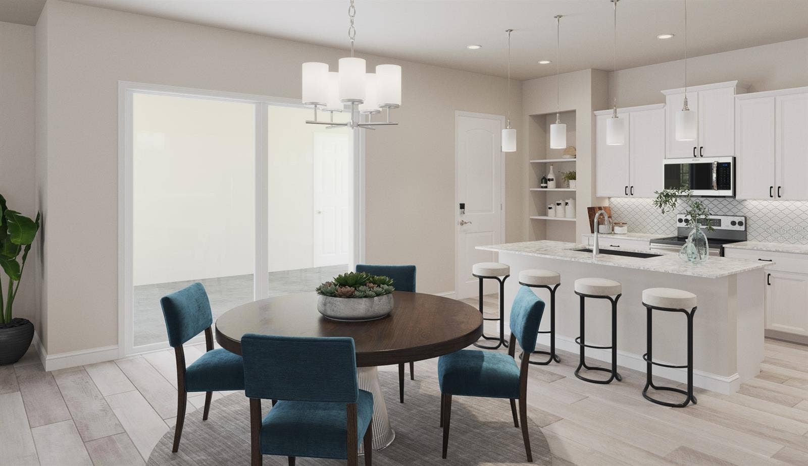 1773 SALTWATER BEND, Celebration, FL 34747 Marco Floorplan Casual Dining (Virtually Staged)