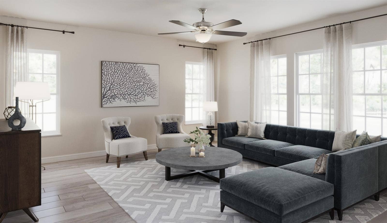 1773 SALTWATER BEND, Celebration, FL 34747 Marco Floorplan Great Room (Virtually Staged)