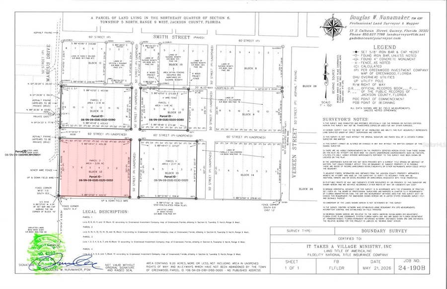 Property photo for MARCUS DRIVE, Greenwood, FL
