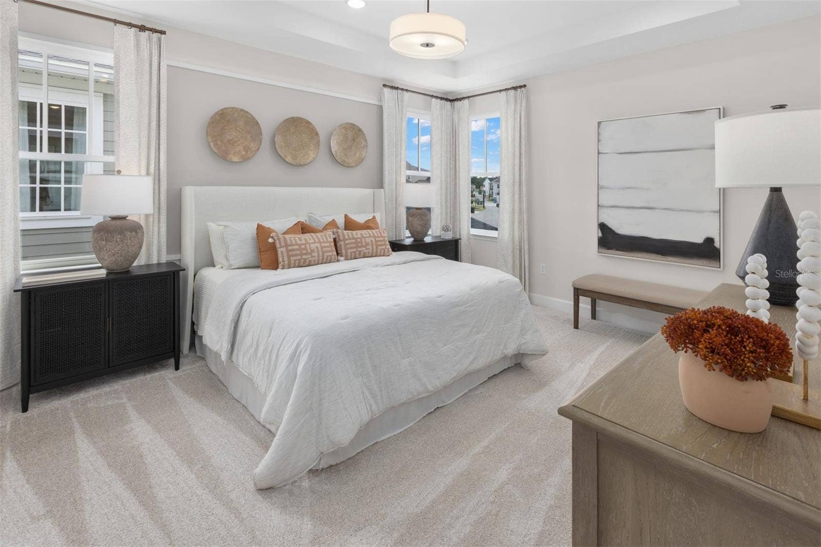 Island Village Heron Model Primary Bedroom