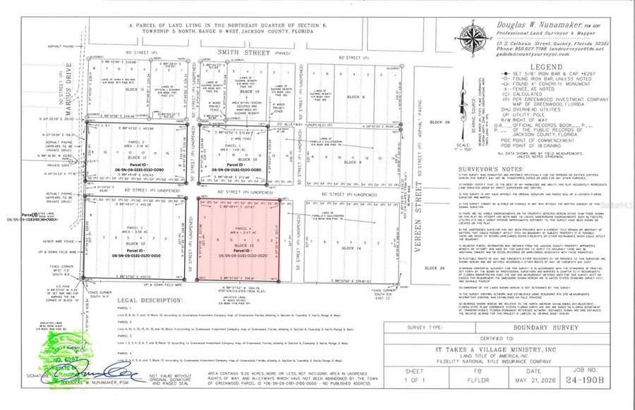 Property photo for MARCUS DRIVE, Greenwood, FL