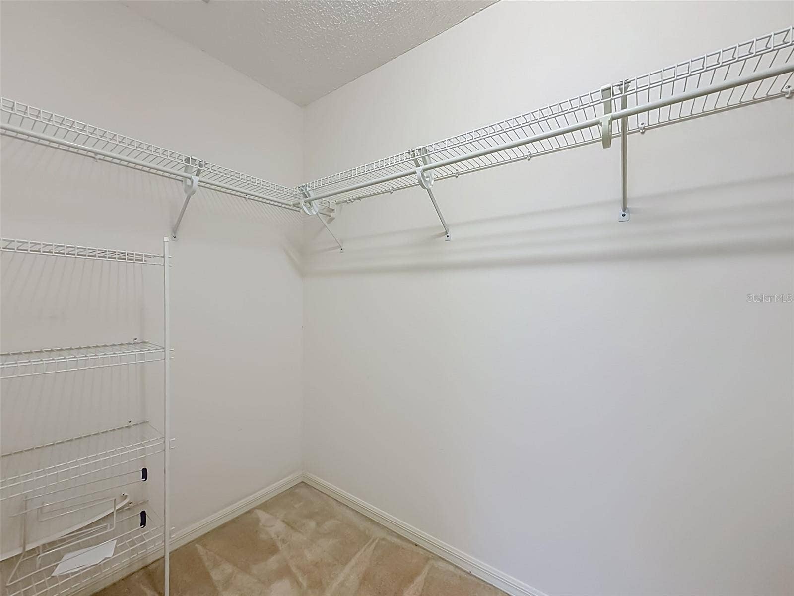 Large walk-in closet in Primary suite