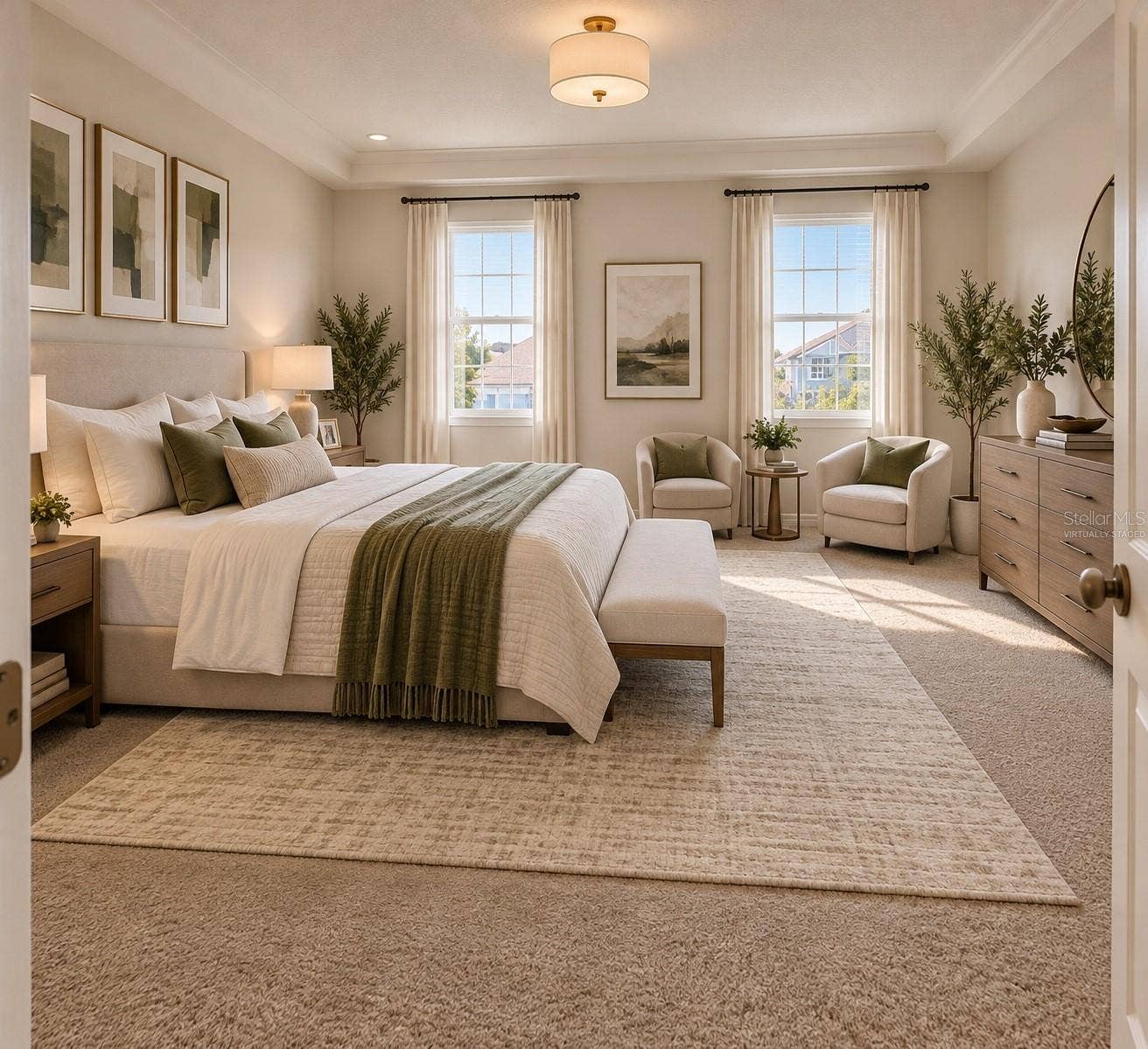 5714 CATTLE RANCH DRIVE, St Cloud, FL 34771 Virtually Staged. Master room AI Virtual Staging