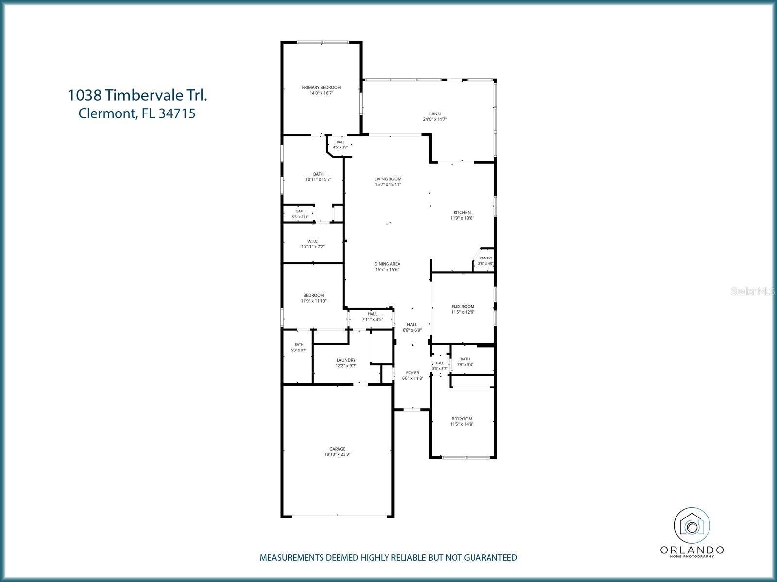 1038 TIMBERVALE TRAIL, Clermont, FL 34715 1038 Timbervale Trl Floor Plan