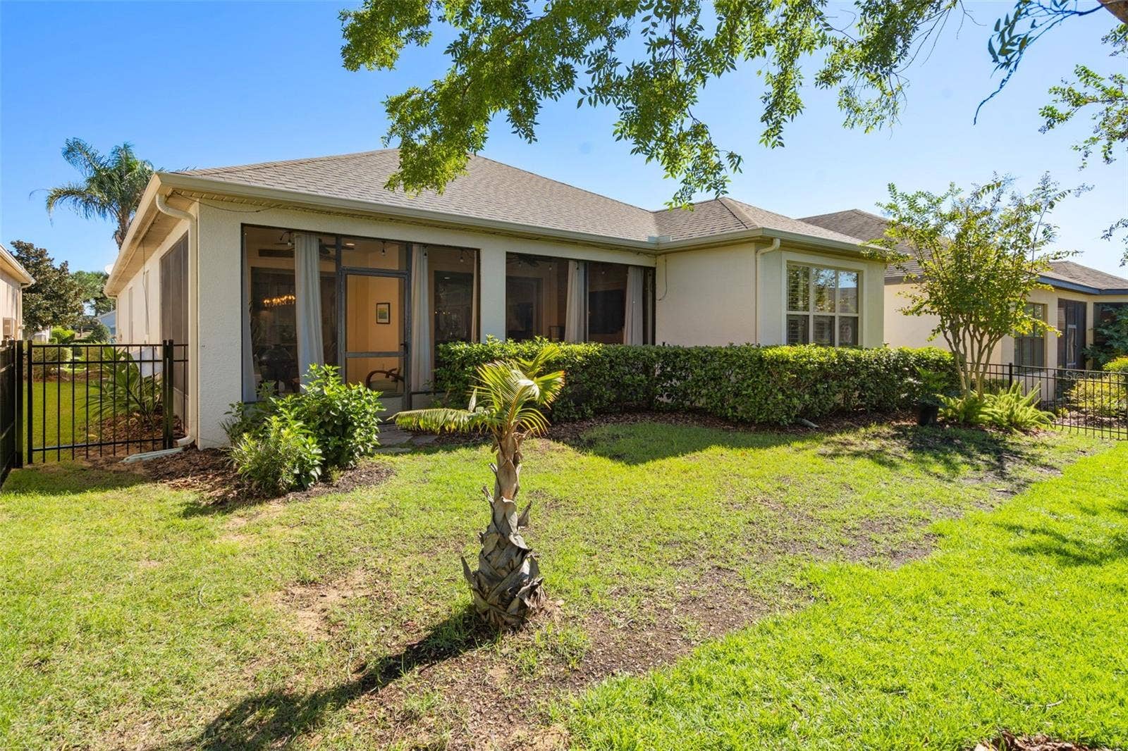 1038 TIMBERVALE TRAIL, Clermont, FL 34715 Rear Fully Fenced Yard (the backyard has been seeded)