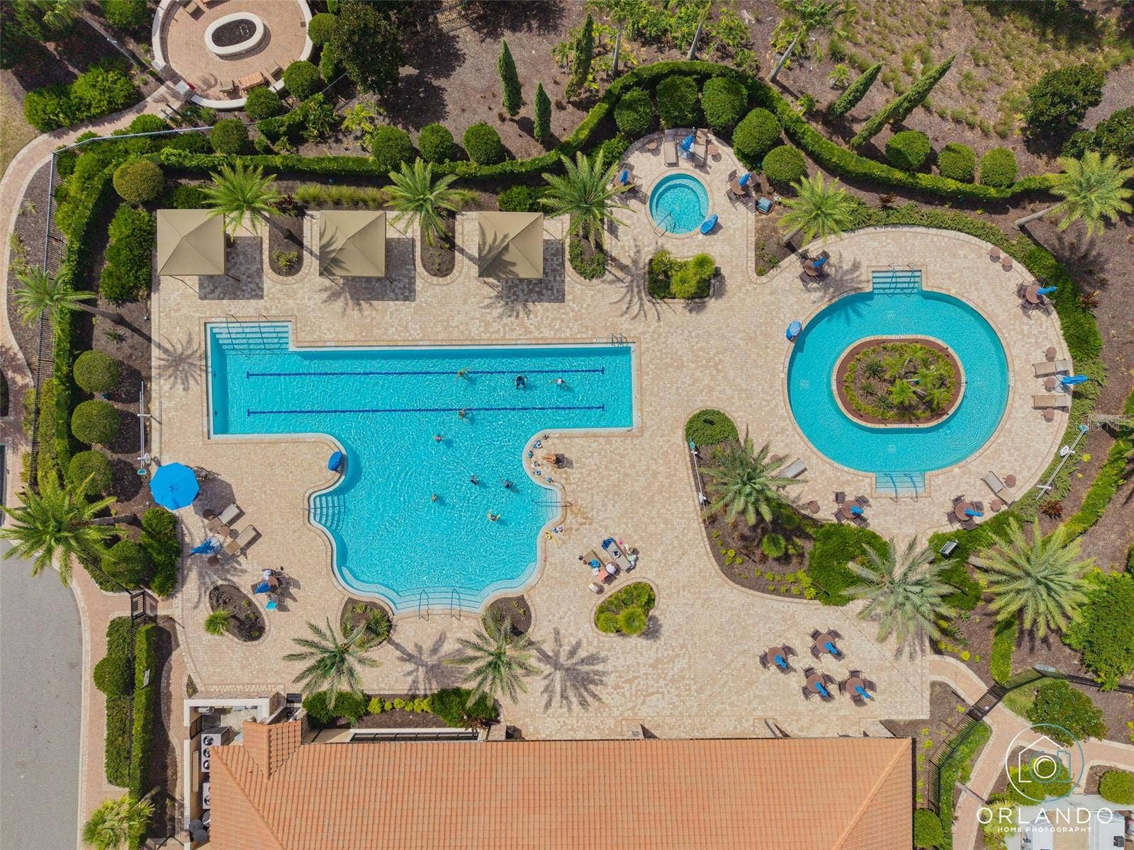 1038 TIMBERVALE TRAIL, Clermont, FL 34715 Esplanade at Highland Ranch Overhead Amenities View