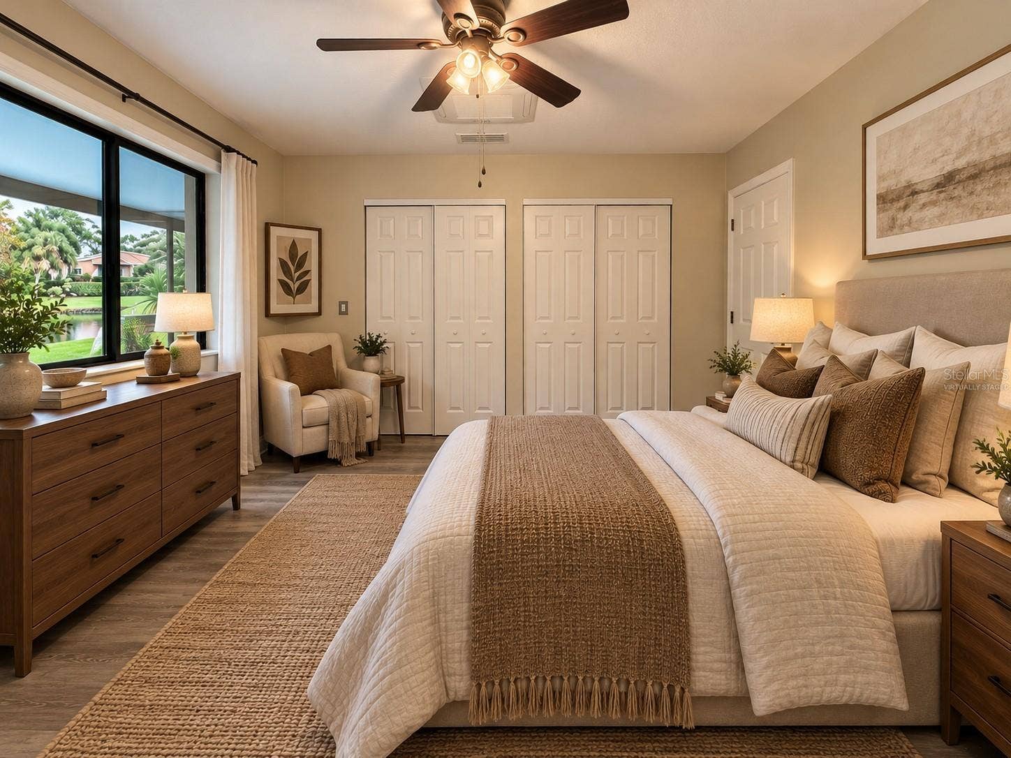 9533 86TH AVENUE, #9533, Seminole, FL 33777 Primary Bedroom - virtually staged