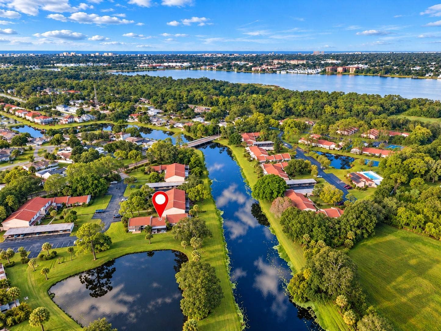 9533 86TH AVENUE, #9533, Seminole, FL 33777 Aerial View - virtually enhanced