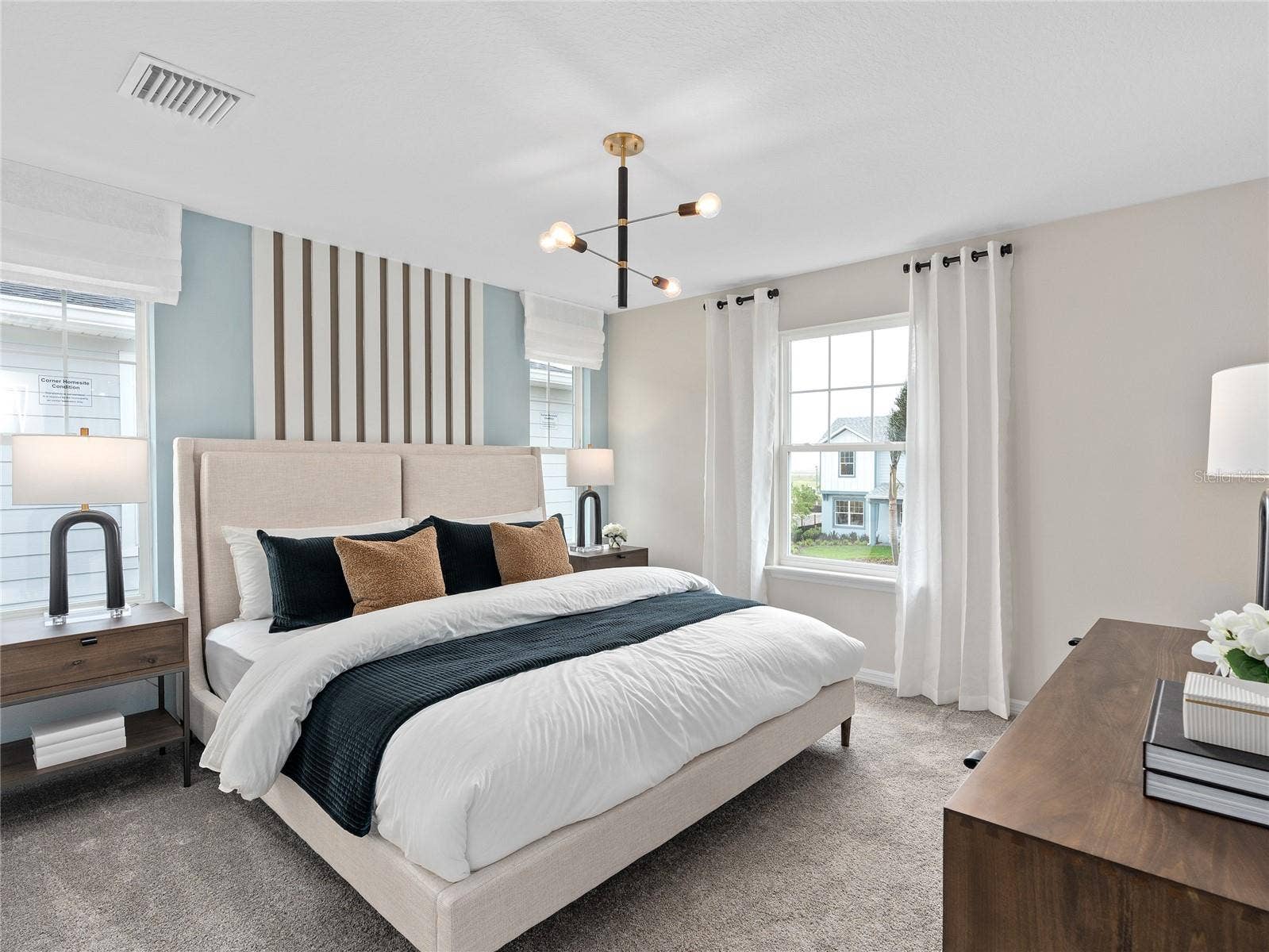 Model Home Design Only. Pictures and furnishings are for illustrative purposes only. Elevations, colors and options may vary. Furniture is for model home staging only.