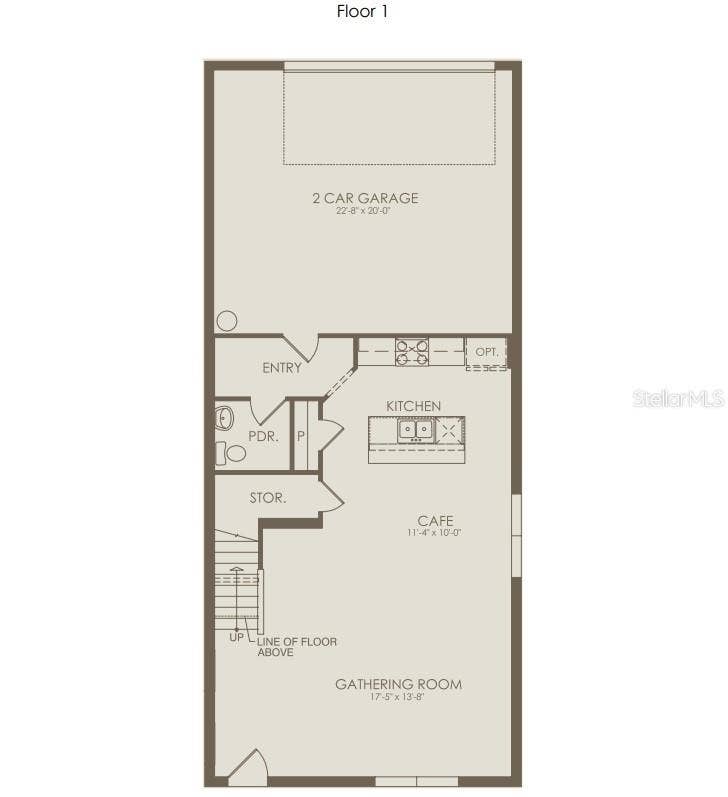 16735 SILVER BROOK WAY, Winter Garden, FL 34787 Floor Plan - Floor One Floor Plan - Floor Two