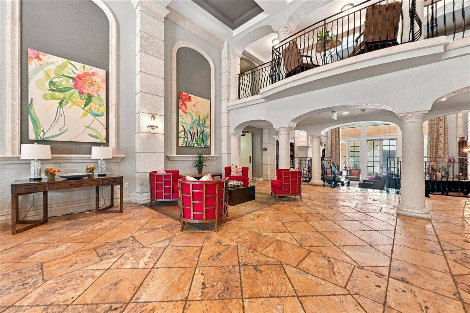 501 MIRASOL CIRCLE, #411, Celebration, FL 34747 Grand Entrance Lobby in 501 Building
