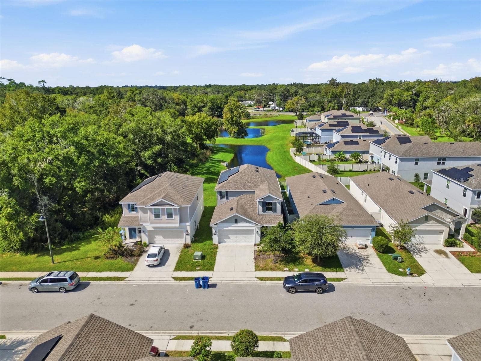 Aerial view of the community
