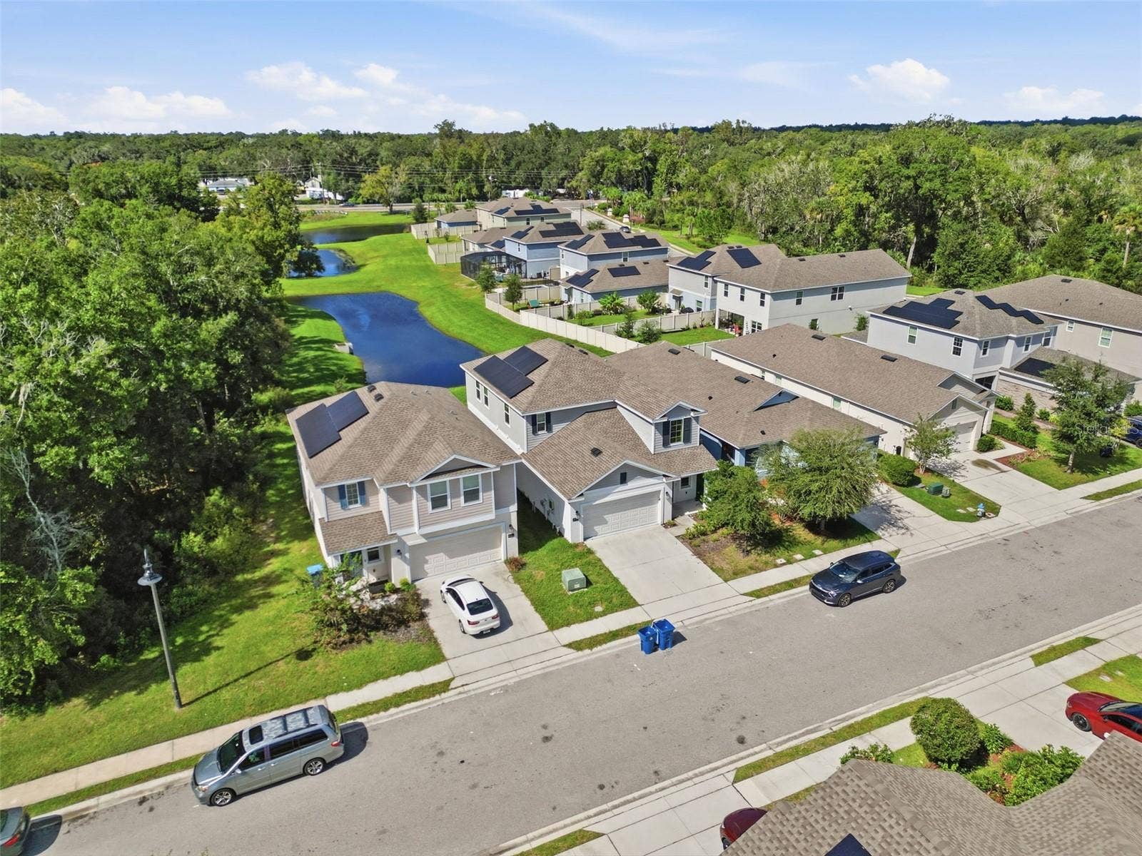 Aerial view of the community