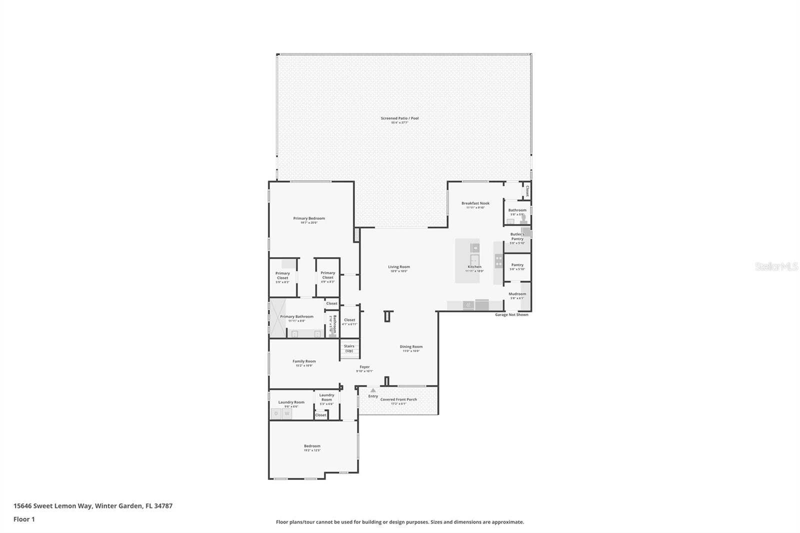 15646 SWEET LEMON WAY, Winter Garden, FL 34787 Floor Plan.