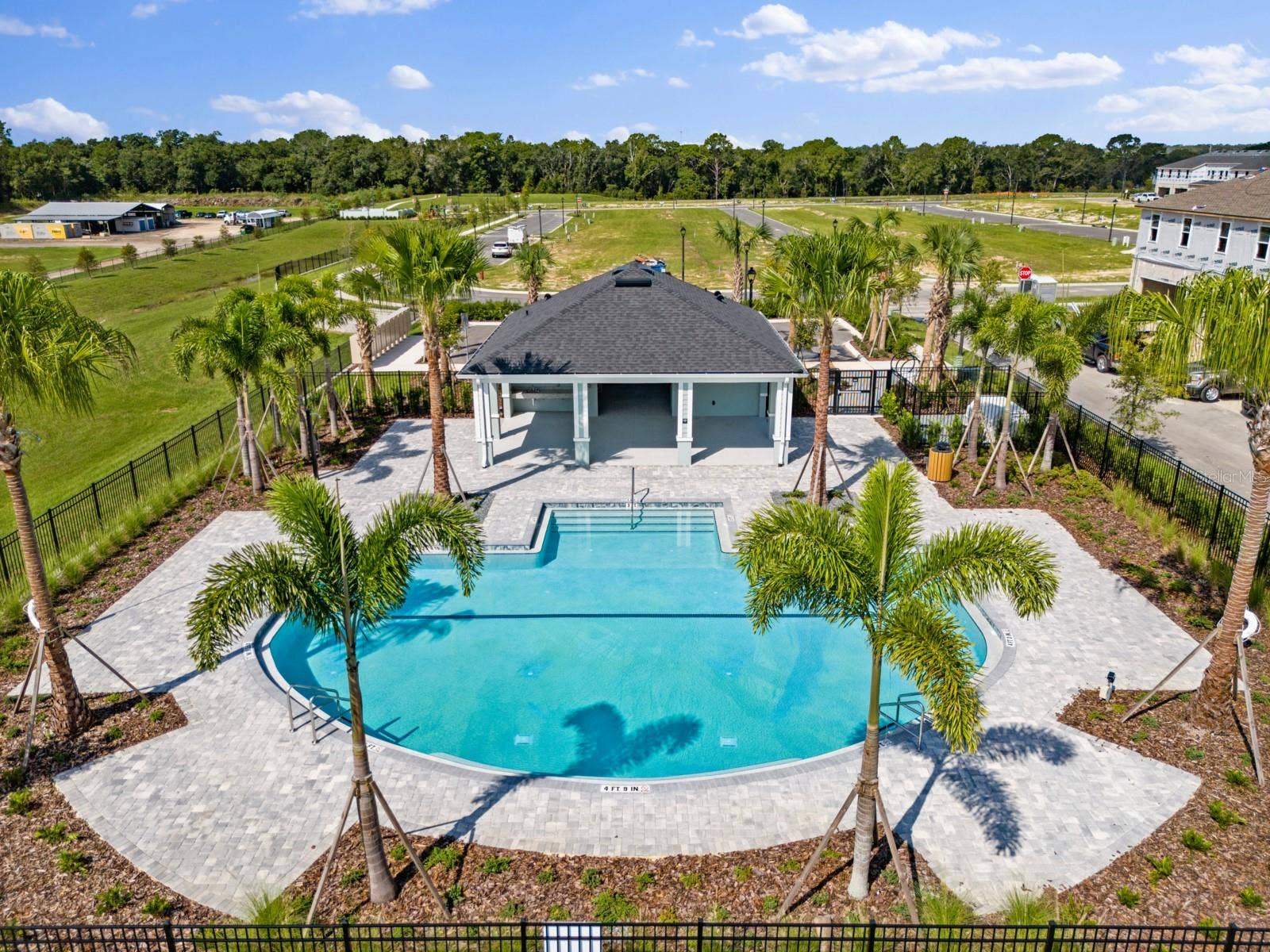 2271 NIGHTSHADE GROVE LANE, Apopka, FL 32703 Gardenia Reserve Community Pool (Aerial View)