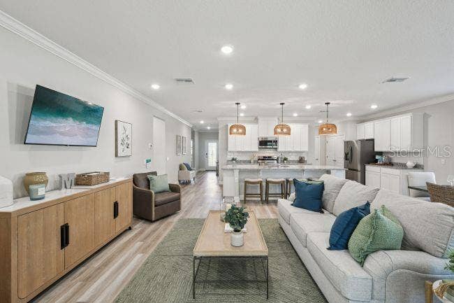 Model home - actual features may vary.