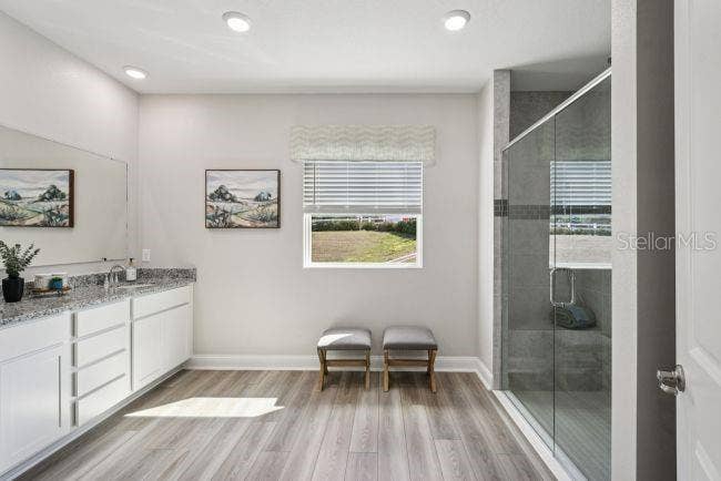 Model home - actual features may vary.