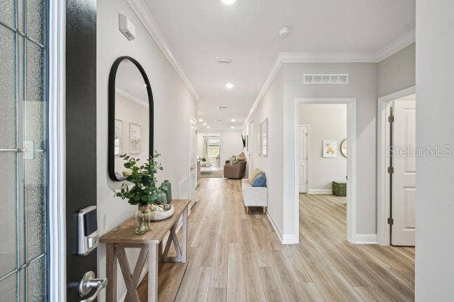 Model home - actual features may vary.