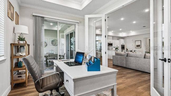 Model home - actual features may vary.