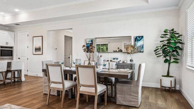 Model home - actual features may vary.