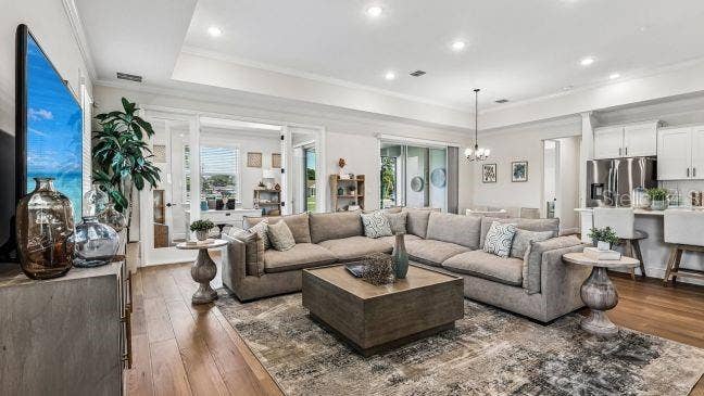 Model home - actual features may vary.